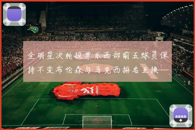 全明星次轮投票东西部前五球员保持不变布伦森与马克西排名互换