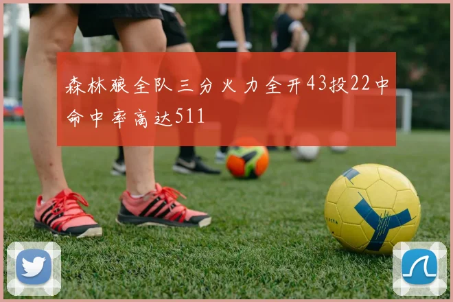 森林狼全队三分火力全开43投22中命中率高达511
